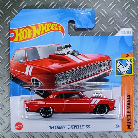 Hot Wheels Chevy Chevelle Ss Rare Collectible Miniature Model Scale Gift Idea With Free