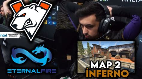 Highlights Eternal Fire Vs Virtuspro Esl Pro Lig Map 2