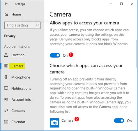 3 Ways To Fix Camera App Not Working In Windows 10 Password Recovery