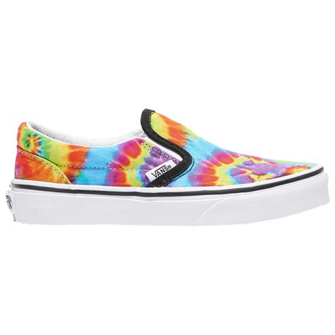 Vans Classic Slip On - Boys' Preschool Loafers - Blue / Yellow