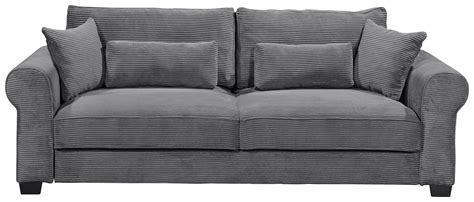 MID YOU 3 Sitzer Sofa Mit Schlaf Funktion Angelina Creme Kord Online