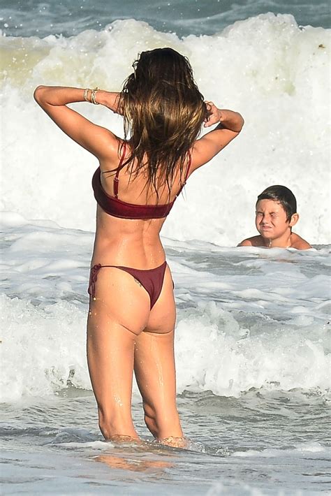 Alessandra Ambrosio Sexy String Bikini Hot Celebs Home