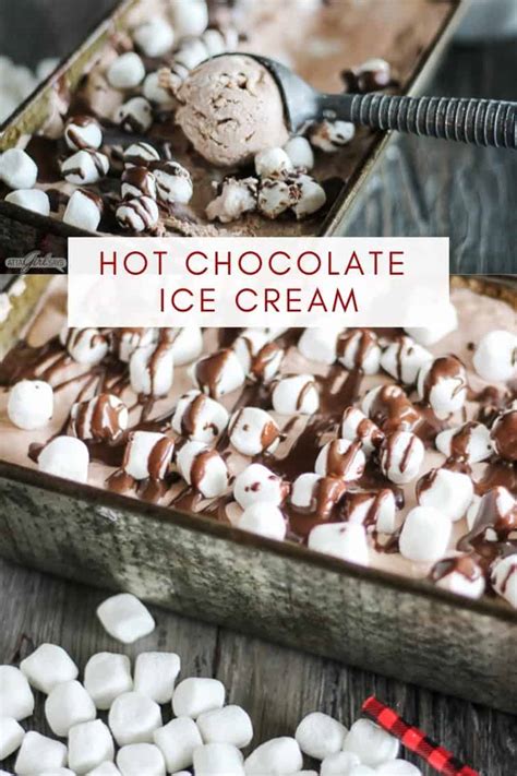 Frozen Hot Chocolate No Churn Ice Cream Dessert