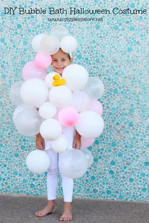 DIY Bubble Bath Halloween Costume - Giggles Galore