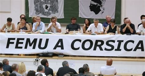 Femu A Corsica A Effectu Sa Rentr E Politique