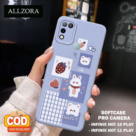 Jual Softcase Pro Camera Case INFINIX HOT PLAY INFINIX HOT PLAY Terbaru Fashion Case