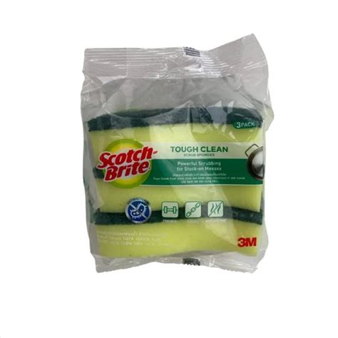 M Scotch Brite Tough Clean Scrub Sponge Heavy Duty Hy Ray Private