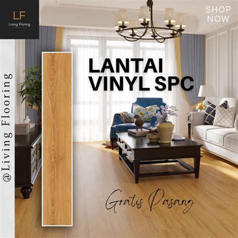 Jual Lantai Vinyl Spc Laiv Mm Lantai Vinyl Motif Kayu Shopee Indonesia