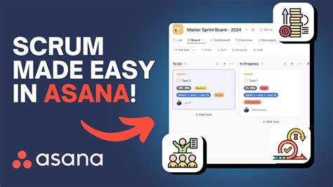 Simplified Scrum Project Management In Asana Asana Tutorial Youtube