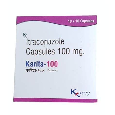 Itraconazole Capsules 100 Mg At Best Price In Karnal By Karvy