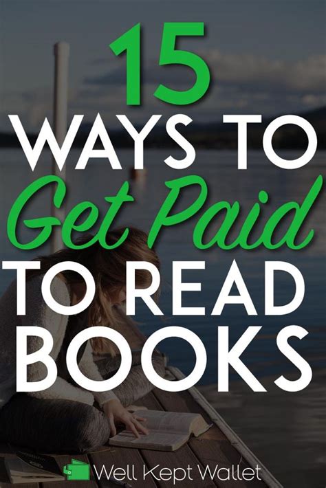 15 Legit Ways To Get Paid To Read Books Ways To Earn Money Books To