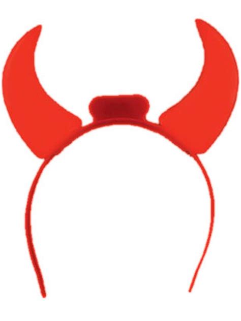 light  glowing red devil horns led costume headband size  size