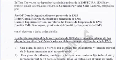 patrondesastre ACTA COMISIÓN PARITARIA 07 10 16 RESOLUCIÓN