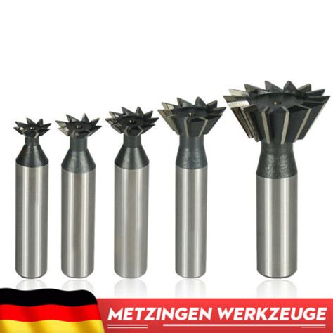 Schwalbenschwanzfräser Winkelfräser 16 20 mm 45 55 60 Grad HSS