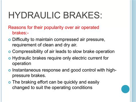 Mechanical braking system of mine winders | PPTX