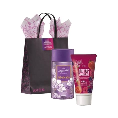 Kit Presente Avon Aquavibe Jabuticaba Shopee Brasil