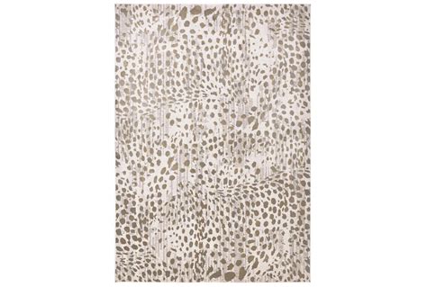 8'x11' Rug-Leopard Skin Beige/Gold Rectangle Abstract | Indoor | Low ...