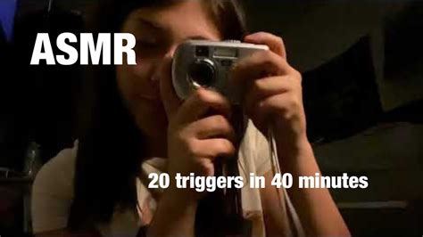 Asmr 20 Triggers In 4 Min🤍 Youtube