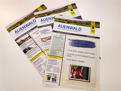 Gemeinde Auenwald Mitteilungsblatt