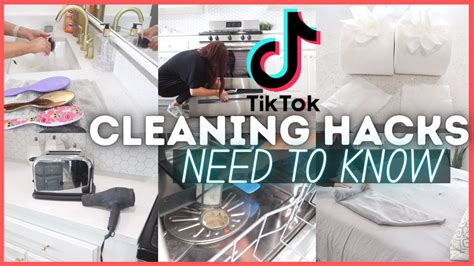 TIKTOK CLEANING HACKS YOU NEED TO KNOW NEW HOME CLEANING HACKS