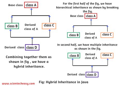 Types Of Inheritance In Java Scientech Easy