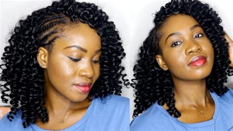 How To Crochet Braids With Side Cornrow Ft Trendy Tresses Side