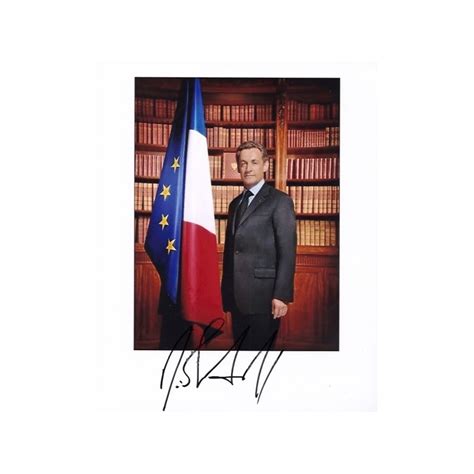 Nicolas Sarkozy Autograph