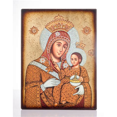 Virgin Mary Of Bethlehem Icon Handmade Icons In Bethlehem