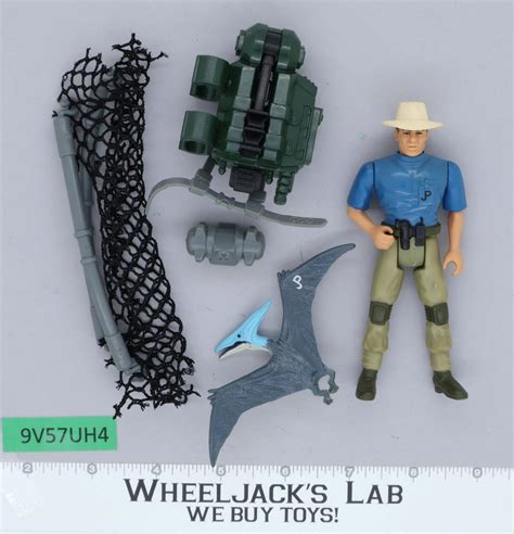 Dr Alan Grant 100 Complete Jurassic Park 1993 Kenner Vintage Action Figure Wheeljack S Lab