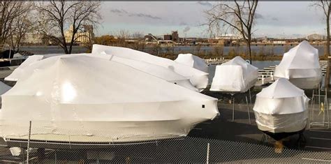 Boat covers as a winterization solution - Shrink-Wrapping