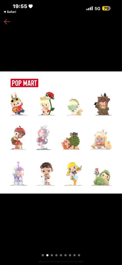 Pop Mart Blind Box Figures Assorted Designs Hobbies And Toys Toys