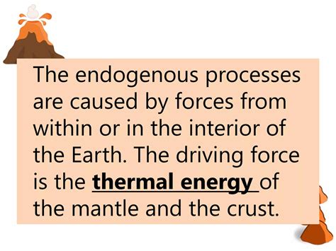 endogenous processes  earth pptx