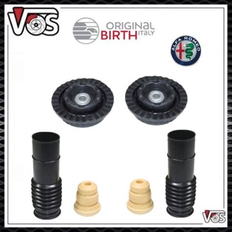 Coppia Kit Supporti Tamponi Ammortizzatori Anteriori Alfa Romeo