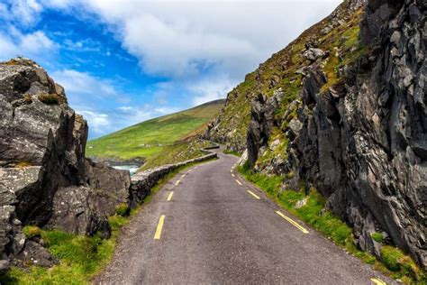 Wild Atlantic Way Map With Sights Ballycarbery Castle Car Rental