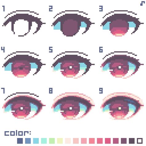 キュアもと on X | Tutoriais de pintura digital, Arte em pixels, Tutoriais de