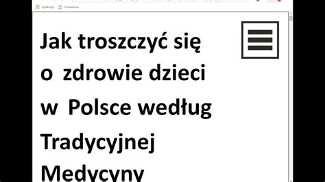 Jak Troszczy Si O Zdrowie Dzieci W Polsce Wed Ug Tradycyjnej Medycyny