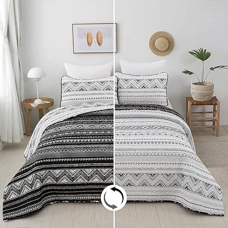 Amazon Flysheep Piece Lightweight Bohemian Geometric King Quilt