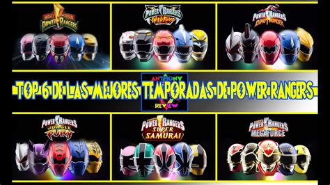 Top Mejores Temporadas De Power Rangers Youtube