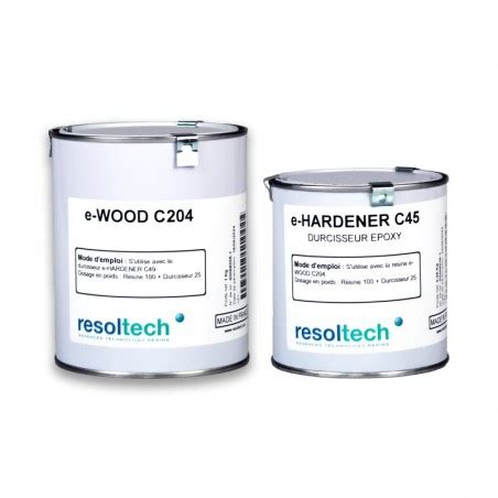 Mastic Colle Poxy Sp Cial Bois E Wood C Kg Resoltech