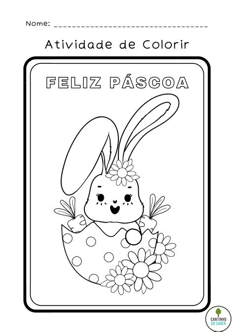 Desenhos De Pascoa Coloridos - 5