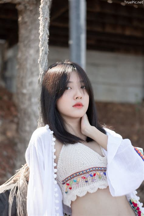 Thailand Hot Girl Purewarin Kosiriwalanon Pure Beauty And Lovely With Wool Bikini