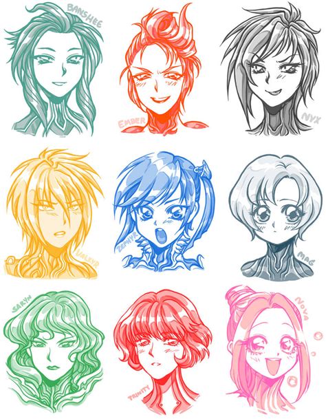 Warframe Shojo Frames By Yuikami Da On Deviantart