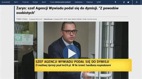 Szef Agencji Wywiadu Piotr Krawczyk Poda Si Do Dymisji Nowym Szefem