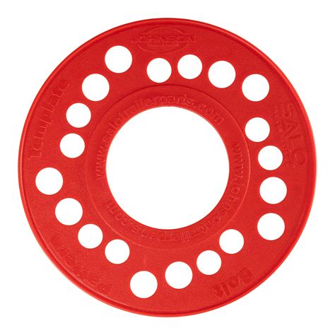 Plastic 5 Lug Bolt Pattern Template | Johnson Trailer Parts