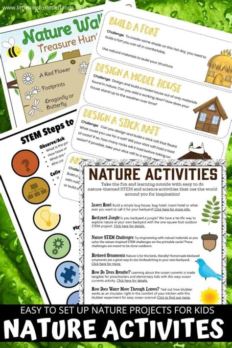Free Nature Printables For Kids Little Bins For Little Hands