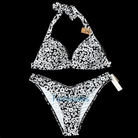 Victoria S Secret Swim Victorias Secretpink Swimpush Up Triangle Padded Bikini Top Itsy