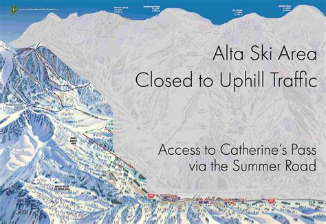 Alta Ski Map