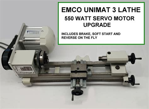 Emco Unimat Variable Speed Watt Spindle Motor Upgrade With