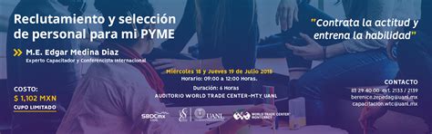 Reclutamiento y Selección de Personal para mi PYME WTC Monterrey