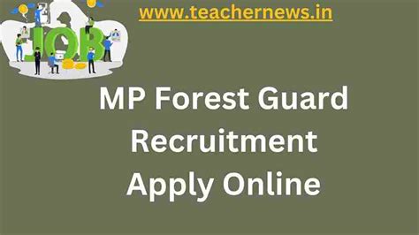 MP Forest Guard Recruitment 2022 2023 Notification Vacancies For